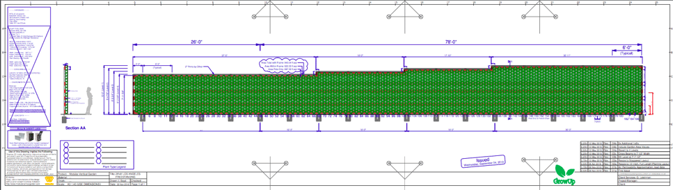 Design Layout of Greenwall