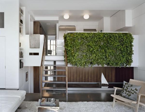 Growup vertical farming | green wall in the living room