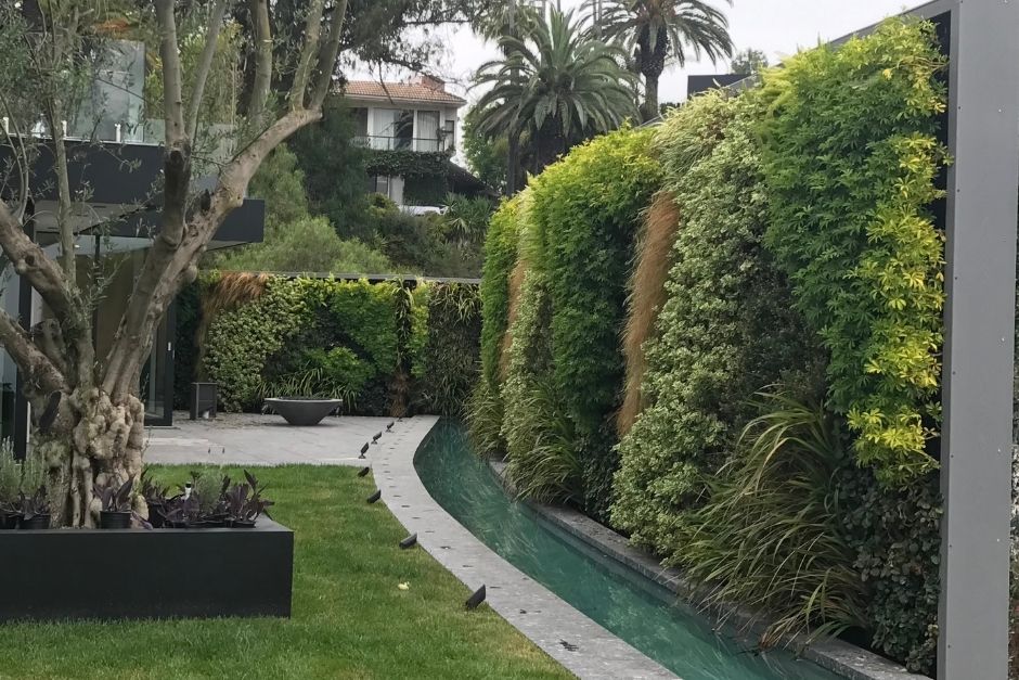 An outdoor Bel Air greenwall
